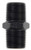 FRAGOLA 1/4 MPT Pipe Nipple Black FRG491102-BL
