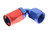 REDHORSE PERFORMANCE 10AN Non-Swivel Hose End Blue 90 RHP6090-10-1