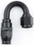 FRAGOLA Hose Fitting #8 180 Deg PTFE Black FRG681808-BL