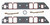 MR. GASKET Silicone Intake Gaskets MRG5828