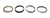 TOTAL SEAL CS Piston Ring Set 4.605 Bore .043 .043 3.0mm TOTCSH4010-5