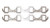 MLS Exhaust Gasket - SBF 1.120 x 1.480 Port CAGC5898-030