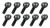 ALLSTAR PERFORMANCE Pro Rod End RH 3/4 Male Moly 10pk ALL58062-10