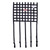 RACEQUIP WINDOW NET 18INX24IN W/ STRAP MOUNTS SFI RQP825005