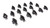 COMP CAMS SBC Rocker Arm Set - 1.52 Ratio 3/8 Stud COM1601-16