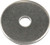 ALLSTAR PERFORMANCE Back Up Washers 3/16 Large O.D. 100pk Steel ALL18215