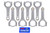 GM LS Forged H-Beam Rods - 6.125/2.100 CALU16300