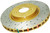 DBA 01-07 Subaru WRX/STI 10 Stud Hole Rear Drilled & Slotted 4000 Series Rotor - DBA4655XS-10