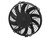 SPAL ADVANCED TECHNOLOGIES 9in Curved Blade Low Profile Fan Pull SPA30100452