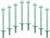 RACING POWER CO-PACKAGED BOLTS FOR CENTER BOLT VALVE COVERS (8) RPCR9812