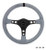 Ultrasuede Steering Wheel Race Gray GRT8514