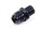 FRAGOLA Straight Adapter Fitting #10 x 18mm x 1.50 Black FRG461018-BL