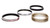 JE PISTONS PISTON RING SET 4.070 MOLY 1/16 1/16 3/16