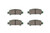 DBA 02-03 Subaru WRX SP500 Rear Brake Pads - DB1379SP