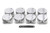 SPORTSMAN RACING PRODUCTS SBC Flat Top Piston Set 4.030 Bore -5cc SRP138093