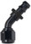 FRAGOLA Hose Fitting #6 45 Deg Push Lock Black FRG204506-BL