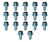 Trans Pan Bolt Kit Ford C6 MOR38781