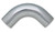 VIBRANT PERFORMANCE 90 DEGREE ALUMINUM BEND 3.25IN O.D. POLISHED VIB2240