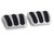 LOKAR 64-67 Chevelle Billet Brake/Clutch Pad w/Rubbe LOKBAG-6132