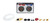ALLSTAR PERFORMANCE 2 Gauge Panel A/M OP/WT Liquid Filled ALL80120
