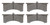Brake Pad Set BP-45 7520 GN4R / GN6R WIL150-45-7520K