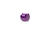 COLOR FITTINGS -8 AN CAP / BLOCKOFF  - PURPLE COFFCO-08-000-000-PU