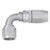 #4 x 90 Power Flow Hose End - Clear FRG109004-CL