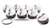 KB PERFORMANCE PISTONS SBC F/T Piston Set 4.030 Bore -5cc KBP9909HC.030