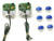 DAKOTA DIGITAL LED REPLACEMENT TAILLIGHT SYSTEMS FOR 1973-1974 NOVA DDGLAT-NR380