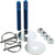 Alum Hood Pin Kit 1/2in with 1/4in Clips Blue ALL18502