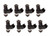 HOLLEY 76lbs Injector Set  8pk High Inpedance HLY522-768X