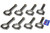 EAGLE LS  6.125 4340 Forged I-Beam Rod Set EAGFSI6125O