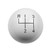 Hurst Hurst Shift Knob - 4-Speed Pattern - White HUR1637626