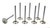 EDELBROCK 1.600 Exhaust Valves EDE9766