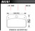 HAWK BRAKE Brake Pads Rear Strange w/.437 Center Hole DR-97 HAWHB267J480
