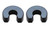 VIBRANT PERFORMANCE Exhaust Hanger Rod Clips (2 Pack) for 1/2in O.D. VIB1199C