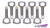 OLIVER RODS SBC Billet Connecting Rod Set 6.000 OLVC6000STSW8