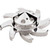 BILLET SPECIALTIES Polished Alternator Fan & Pulley BSP85220