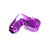 COLOR FITTINGS -03 AN FITTING 90 DEGREE FEMALE TO MALE UNION  - PURPLE COFFMS-03-090-000-PU