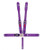 5-Way L&L 52in Lap Belt- Indiv Dog Bone  Harness CRW11005DB