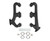 HOOKER Exhaust Manifold Set Cast Iron - SBC 2.5 Dia HKR8525-3HKR