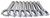 EAGLE SBC 4340 Forged H-Beam Rods 6.000 w/ARP 2000 EAGCRS6000BST2000
