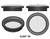 Turbo Screen Guard With Velocity Stack - 6" (Red) SBF77-3005