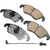 AKEBONO BRAKE CORPORATION Audi A4 16-09  A4 allroa d 16-13  A4 Quattro 16-0 AKEEUR1322