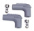 MSD IGNITION 90 Degree Spark Plug Boots- 2 Per Card MSD3311