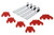 TRANS-DAPT Red Deluxe Wire Loom Set TRA9650