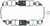 FEL-PRO BB Chevy Intake Gaskets 396-454 Engines FEL1211