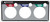 ALLSTAR PERFORMANCE Repl 3 Gauge Panel OP/WT/FP ALL80127
