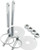 ALLSTAR PERFORMANCE Steel Hood Pin Kit w/ 1/4in Flip-Over Clips ALL18513