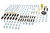 MILODON SBF ENGINE FASTENER KIT W/O HEAD BOLTS